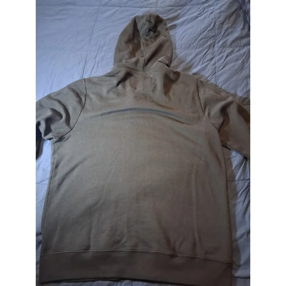 True Religion‎ Hoodie Mens 2XL Black Full Zip Fleece World Tour Buddha Y2K